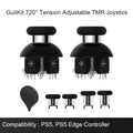 GuliKit 720° Adjustable Tension TMR Joystick Replacement Kit for PS5 PS4 Xbox Series Switch Pro Controller Anti-drift Stick