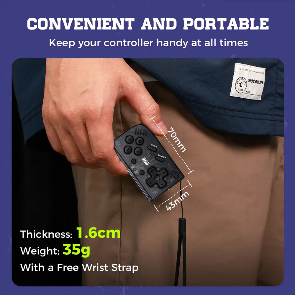 IINE Pocket Mini Controller for Switch 2, Switch, PC, Phone