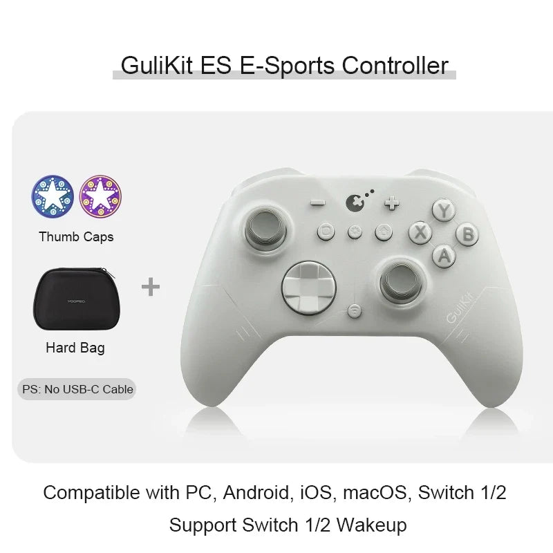 GuliKit ES E-Sports Controller for Switch / Switch 2 Hall Effect