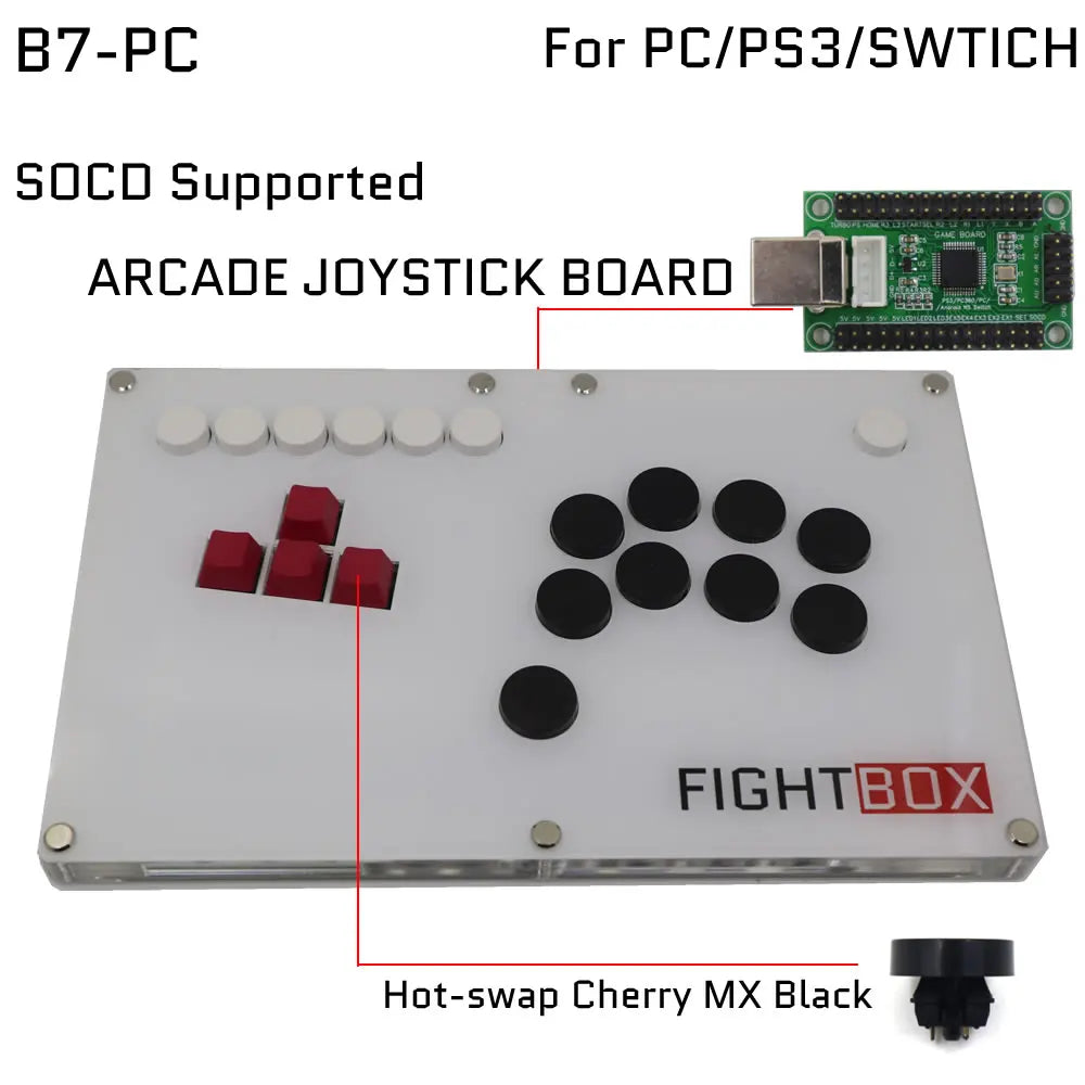 FightBox B7 All-Button Leverless Controller for PC/PS4/PS5