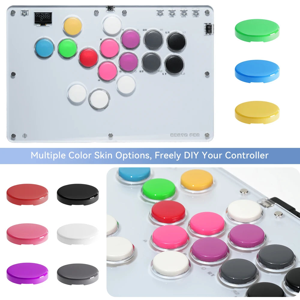 Haute42 Low Profile Hitbox Button Caps, 25.8mm Keycaps
