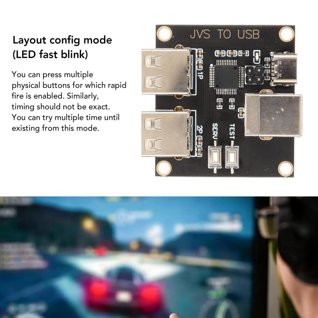 JVS To USB Game Controller Adapter Arcade System Board Based On Jvs System For xbox360/Xbox One Series/Ps4/Ps3/Switch Controller