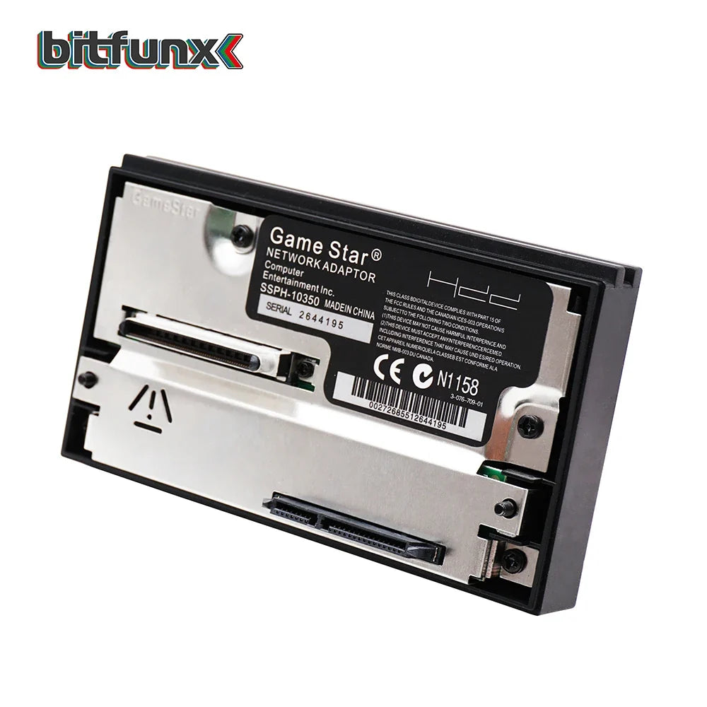 BitFunx GameStar SATA Adapter Compatible 2.5 or 3.5 Inches HDD Hard Drive for  Playstation2 PS2 Game Console