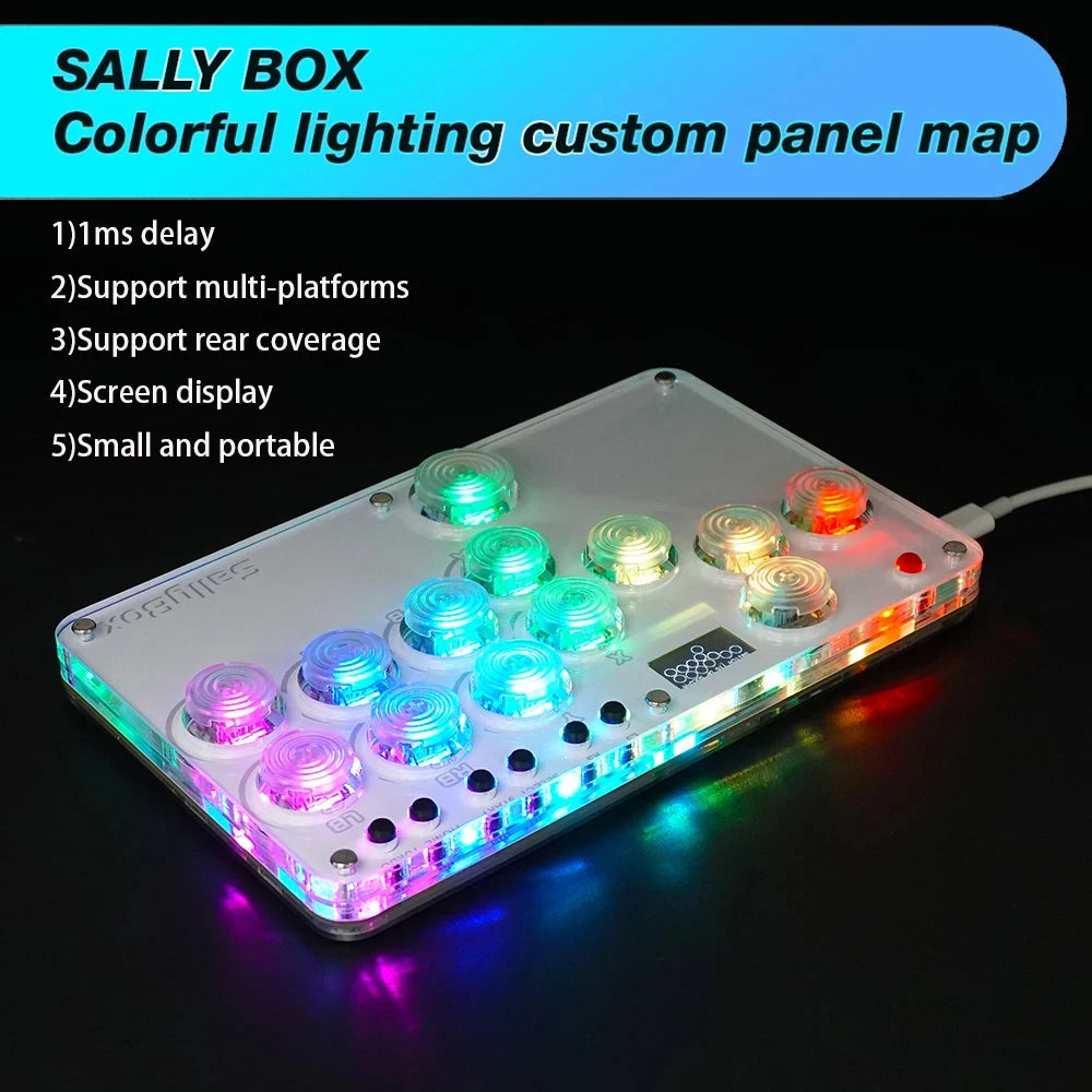 Sallybox SOCD Hitbox Controller for PC, Android, PS4, Switch