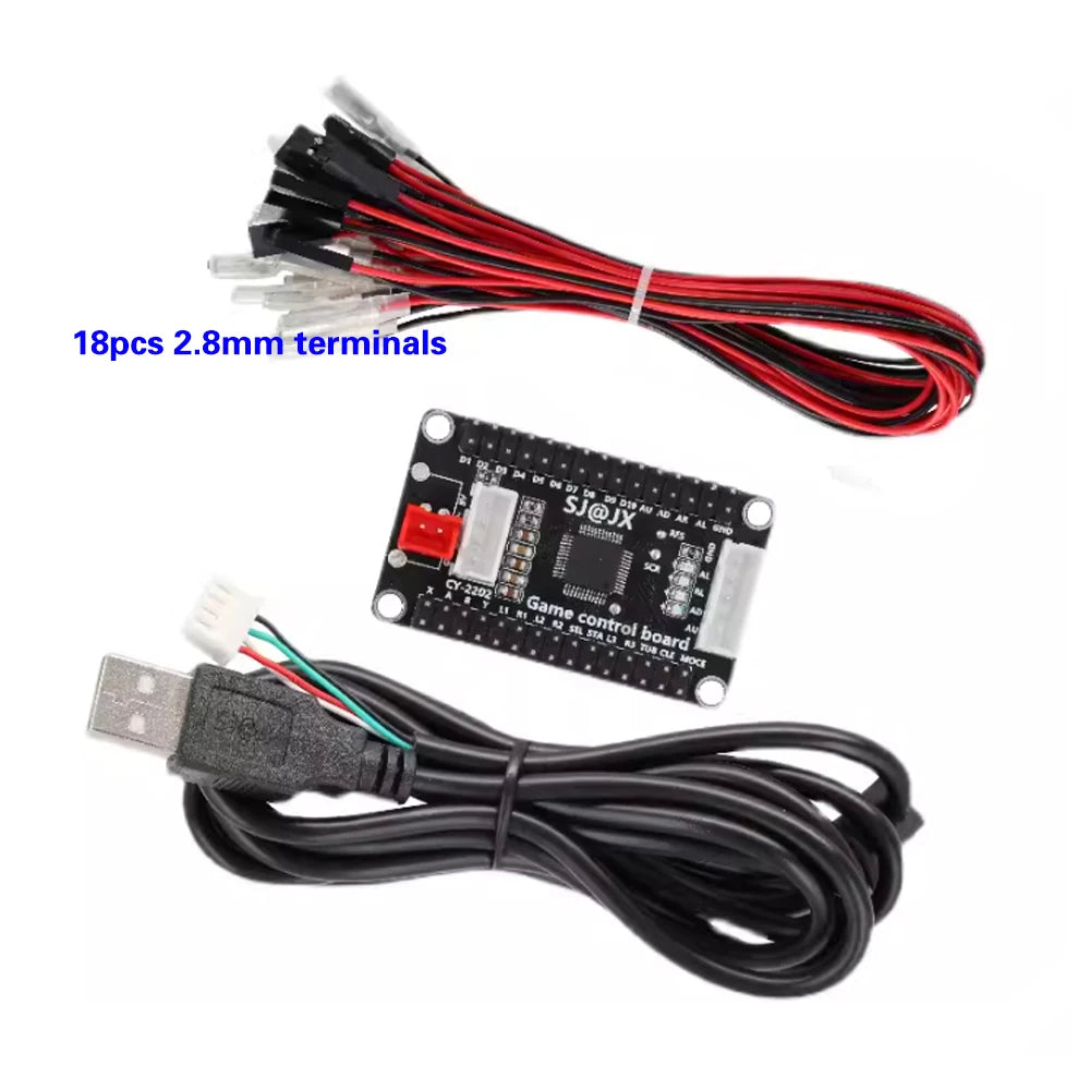 Zero Delay Arcade USB Encoder PC PS3 Switch Raspberry Pi Nintendo TO Joystick FOR 5PIN & 2.8MM Button Hitbox Controller