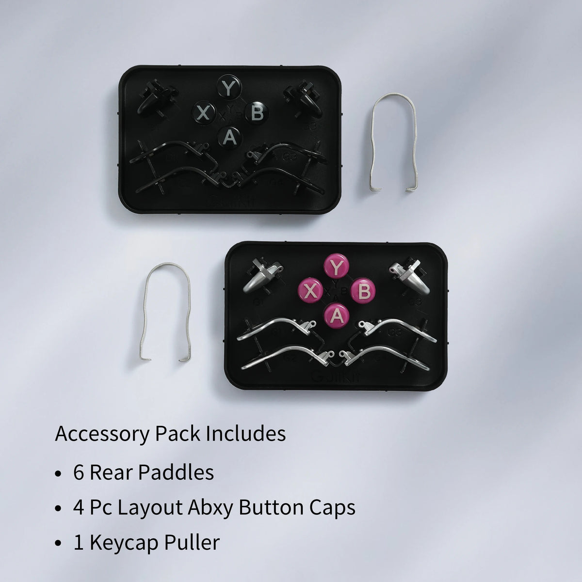 GuliKit KK3 Controller Accessory Pack with 6 Rear Paddles,4 PC Layout ABXY Button,1 Keycap Puller for GuliKit KK3 Max KK3 Pro