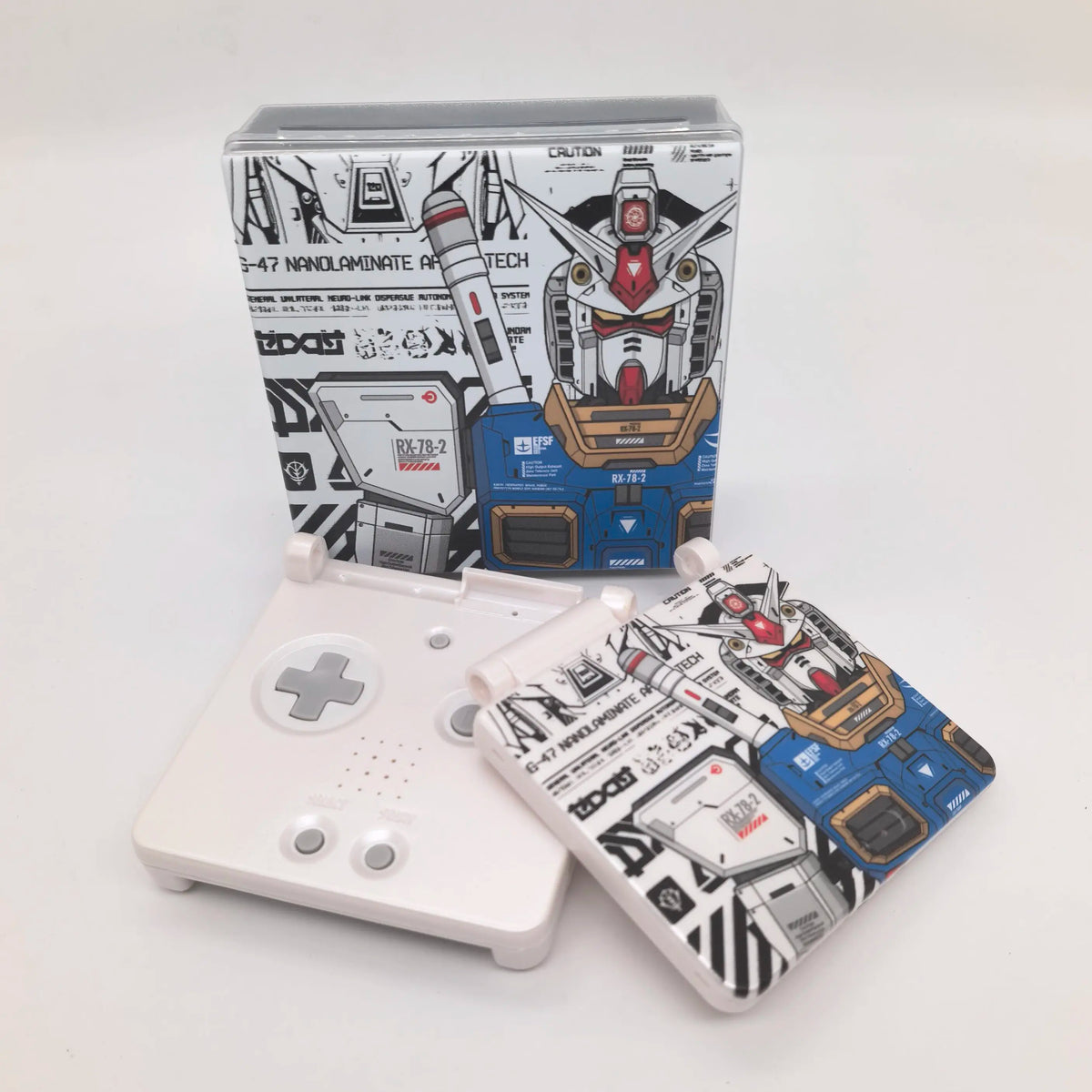 GBA SP Color Printed Replacement Shell, Creative DIY Housing