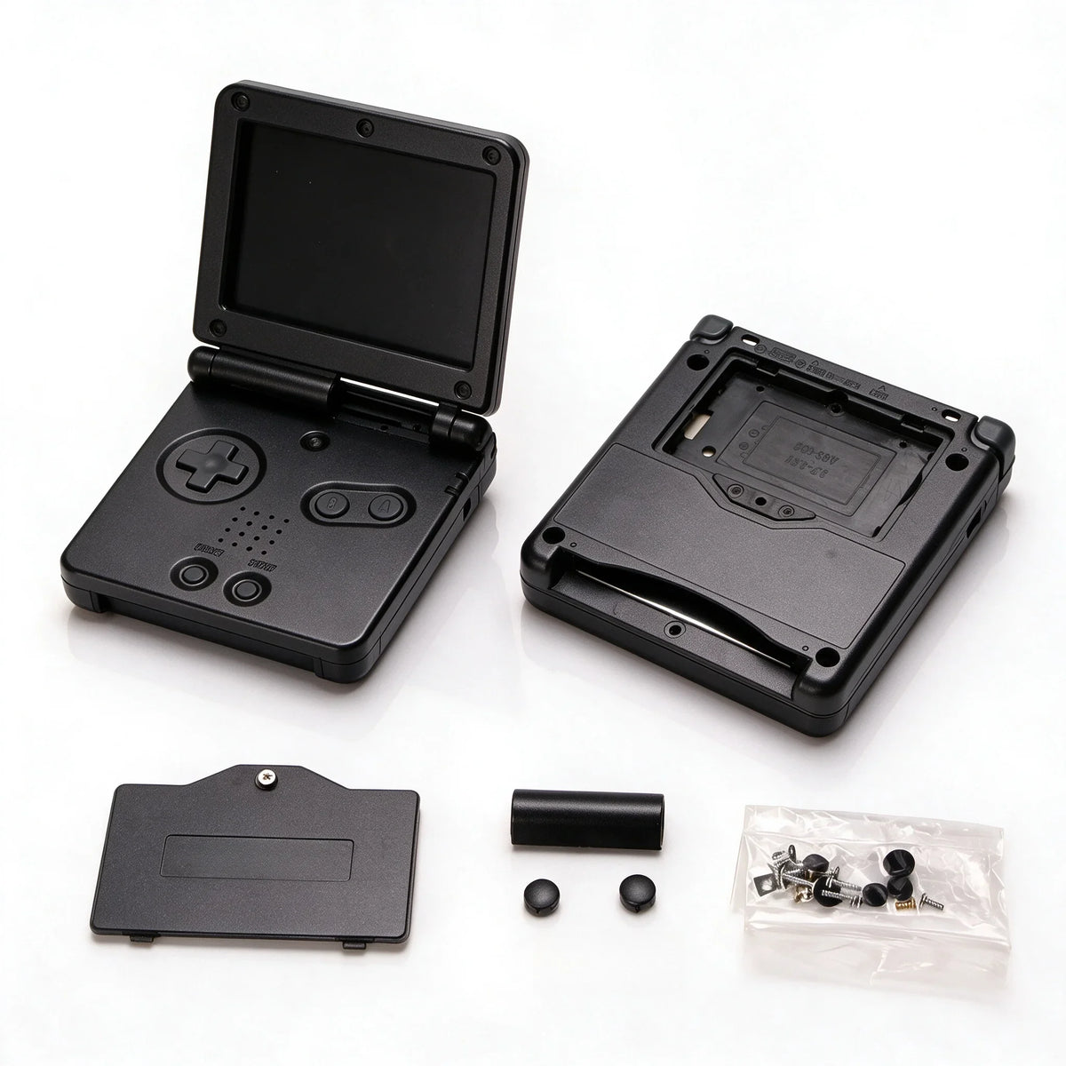 GBA SP Replacement Housing Shell, Solid & Clear Colors, DIY
