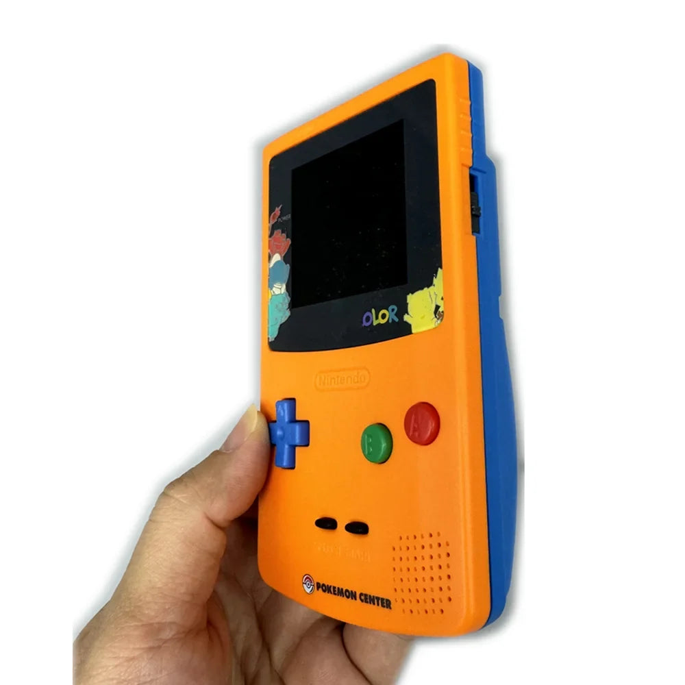 GBC Game Boy Color 2.6-Inch IPS LCD Refurbished Console, New Case