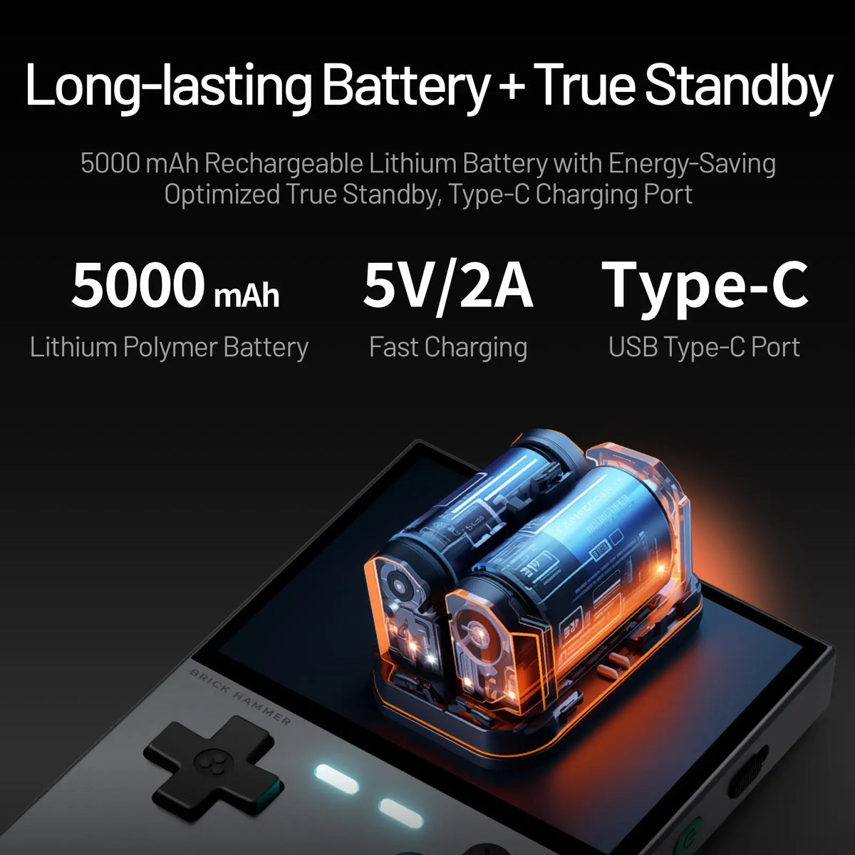 TRIMUI Brick Pro 3.95 Inch IPS Handheld, Up to 12000 Games