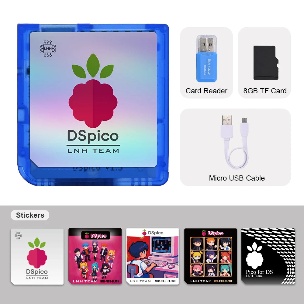 RP2040 MCU DSpico Game Reader Compatible With NDS NDSL DSi 3DS Console