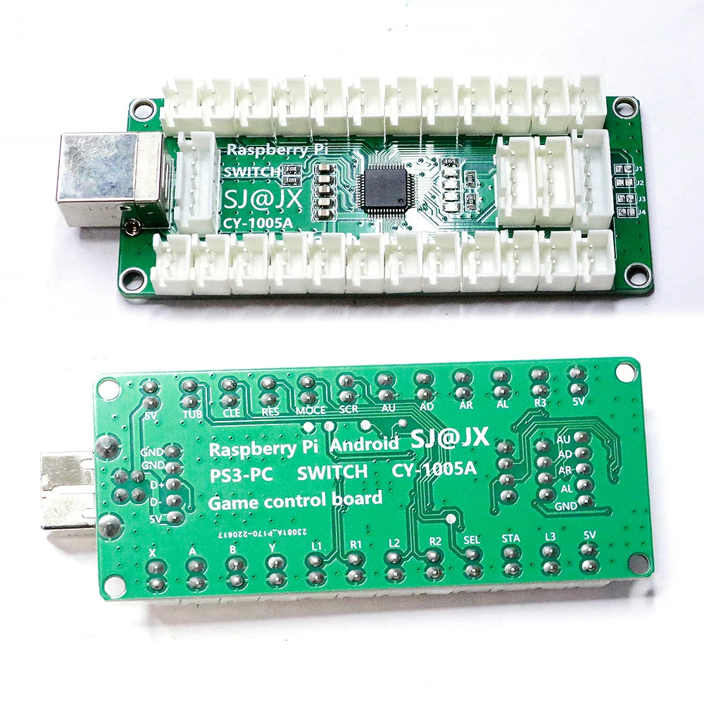 Arcade Game Joystick Controller Usb Board Zero Delay Encoder Gamepad Mini 3d Analog Stick Hitbox Switch Pc Ps3 Raspberry Pi