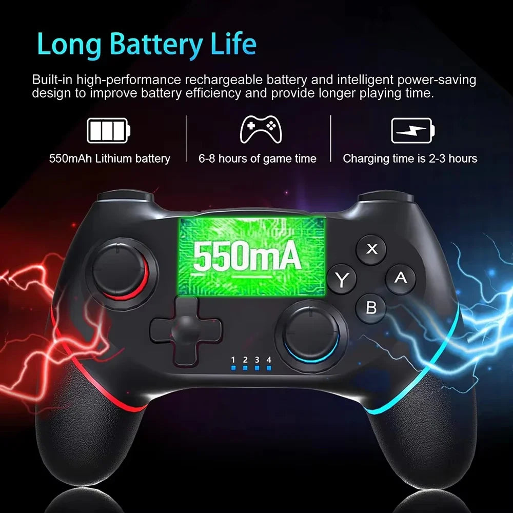 DUTRIEUX Wireless Controller for NS Lite OLED with 6-Axis Gyro