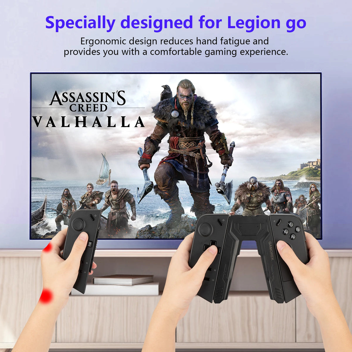 Legion Go Controller Connector with USB-C Charging Grip, RGeek