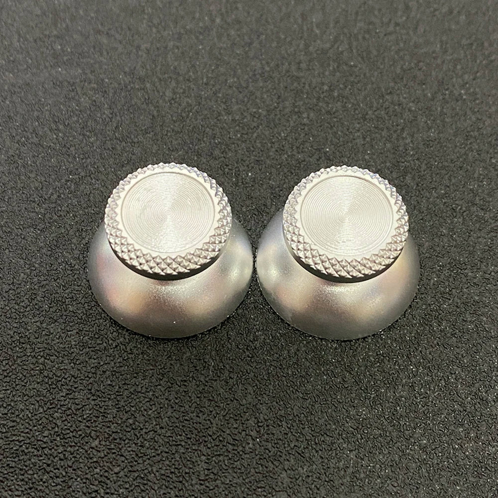 1pair Aluminum Metal Analog Joystick thumb Stick Grip Cap For PS5 Controller Gamepad Rocker Caps Thumbstick Accessories