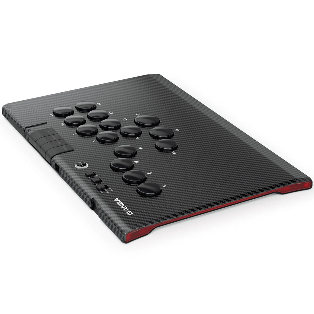 Qanba Ruby Leverless Arcade Super Wireless Arcade Controller 2.4G Wireless Connection Storage Bag for Android PC Steam