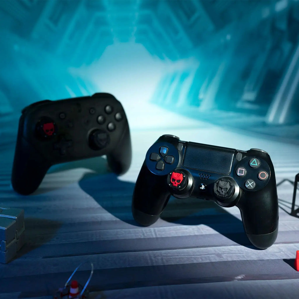 PS5 PS4 Skull Silicone Thumb Grip Caps, Xbox, Switch Pro
