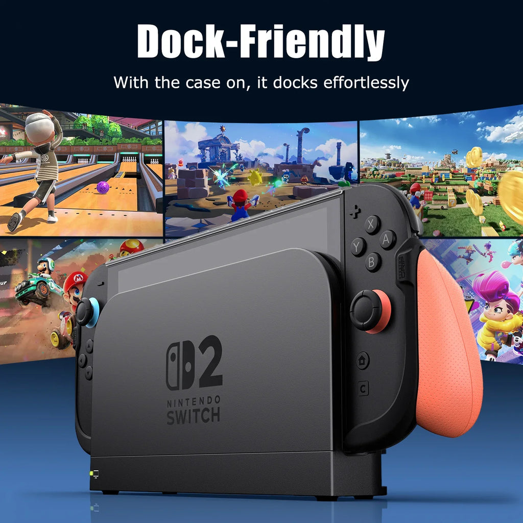 Savage Raven by Skull & Co. FissionGrip Dockable Revolutionary Split Protective Case for Nintendo Switch 2 Case Accessories