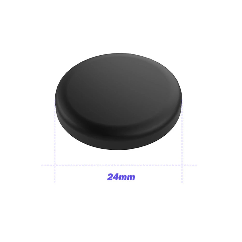 popop 14Pcs Mini HitBox Arcade Fight Stick Switch Button Caps Mechanical Keycap for Kailh Choc Low-Profile Switch V1 Black
