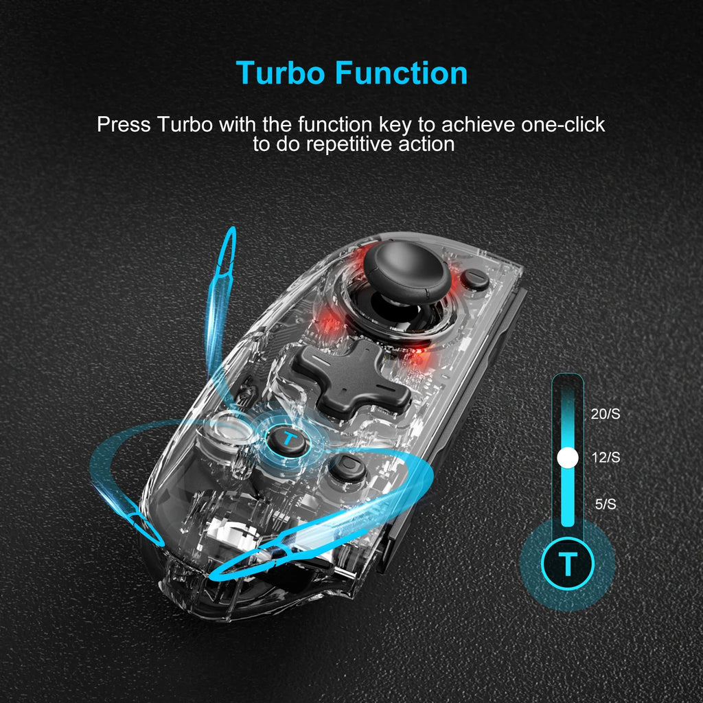 LinYuvo KS58 8 LED Joypad Wireless Controller for Switch OLED