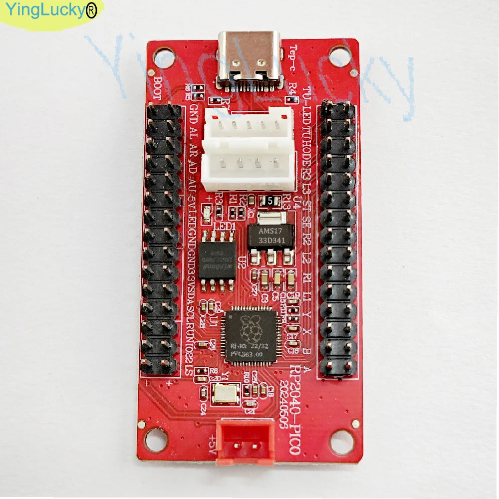 Raspberry Pi Pico Zero USB Board with Encoder for Hitbox DIY