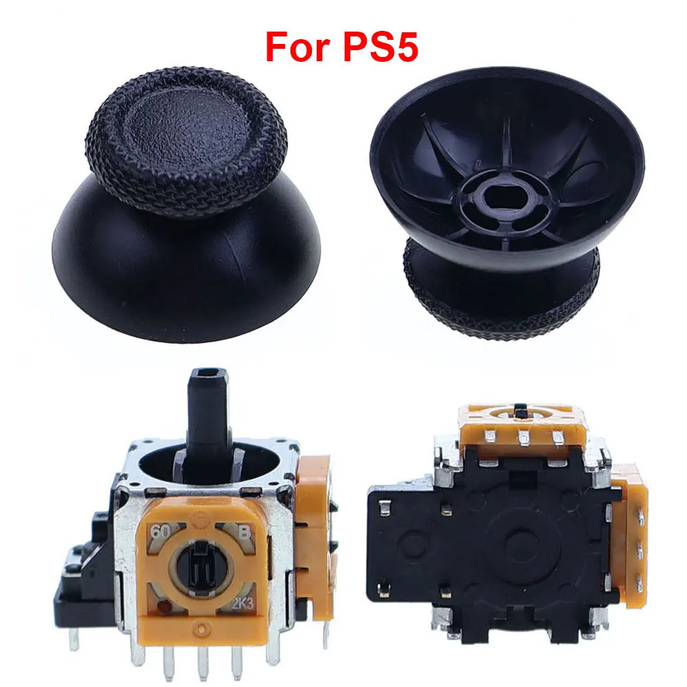 For PS2 PS3 PS4 Pro PS5 3D Analog Joystick Sensor Module Replacement For Switch Pro NGC Xbox 360 One Controller Thumb Stick Caps
