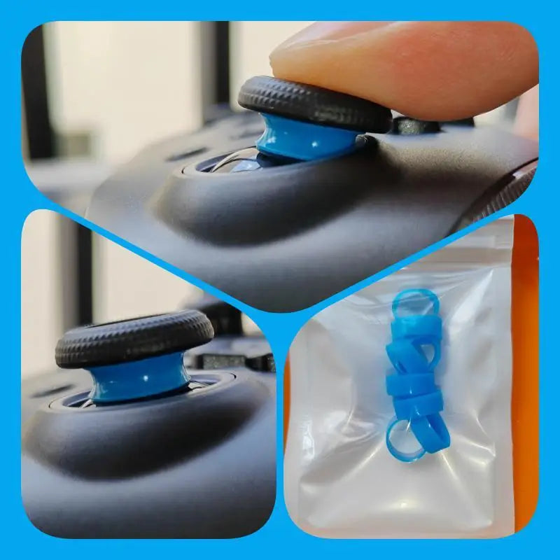 FARAJIAJ Rubber Ring Covers for PS5, Switch Pro & Steam Deck 8Pcs