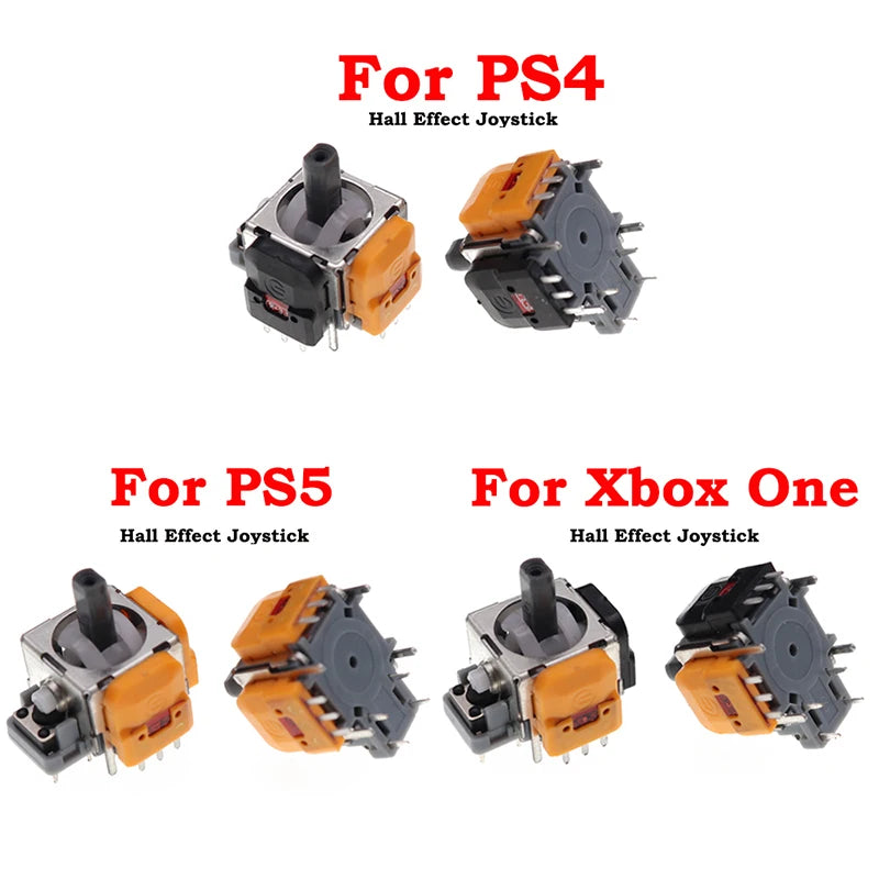 Hall Effect Joystick for PS4/PS5/Xbox One, 3D Analog Replacement