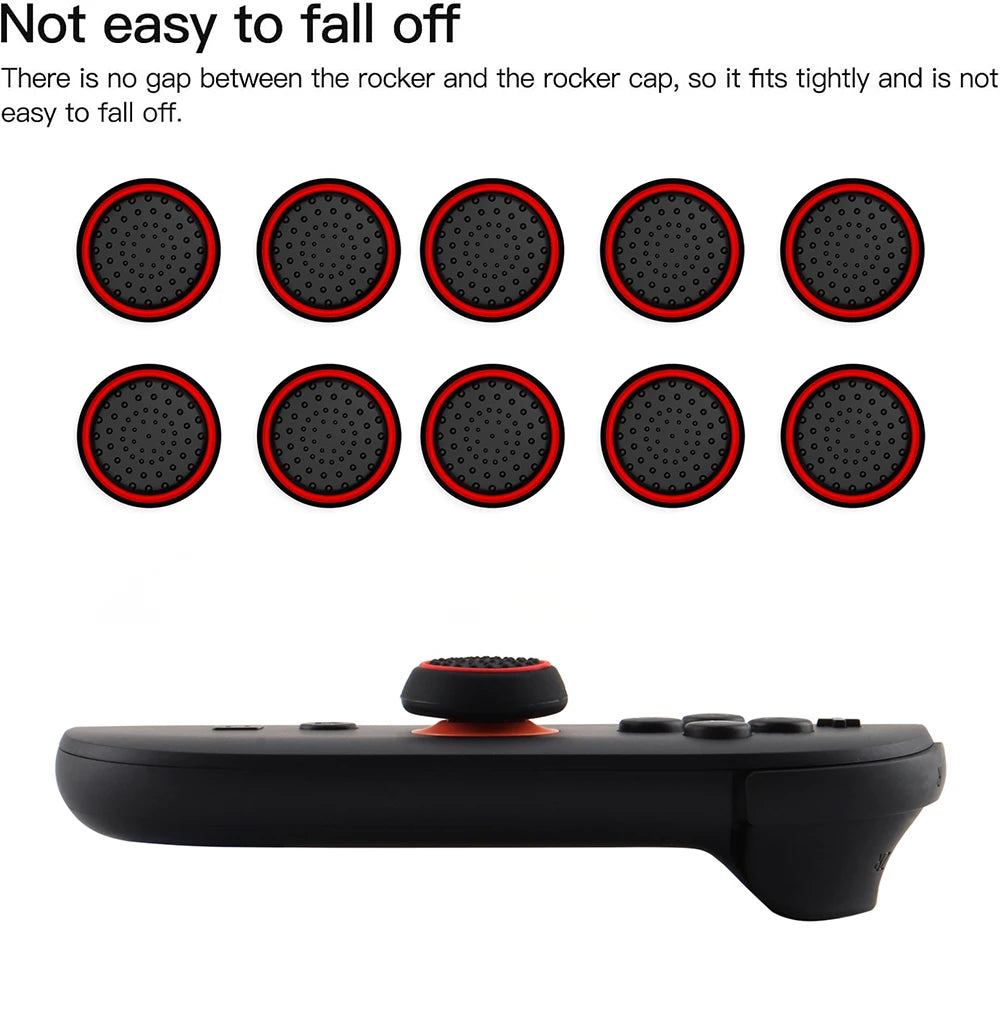 10PCS ThumbSticks Grips Caps for Nintendo Switch 2 JoyCon 2 Silicone Luminous Joystick Caps Thumb Stick Cover Accessory Parts