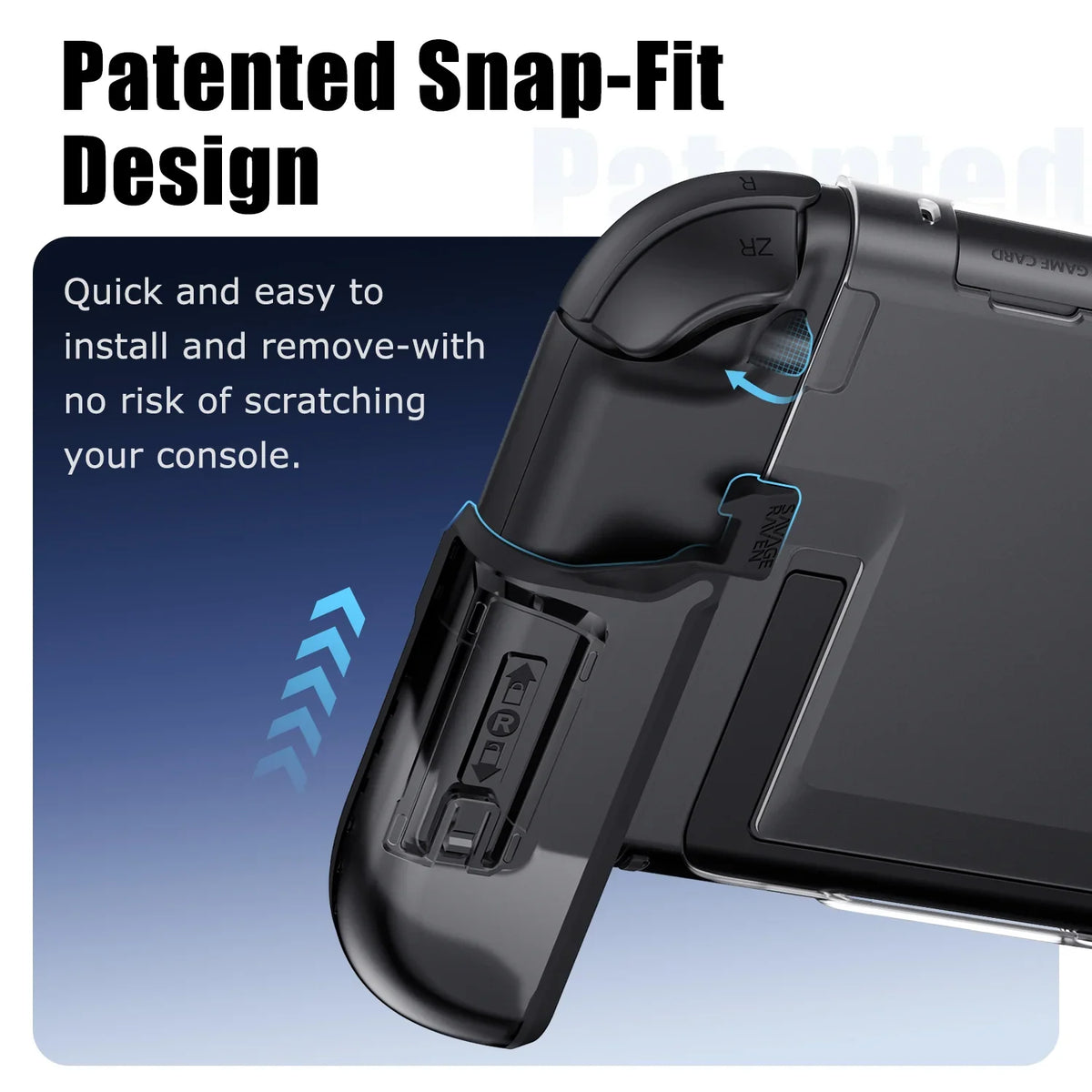 Savage Raven by Skull & Co. FissionGrip Dockable Revolutionary Split Protective Case for Nintendo Switch 2 Case Accessories