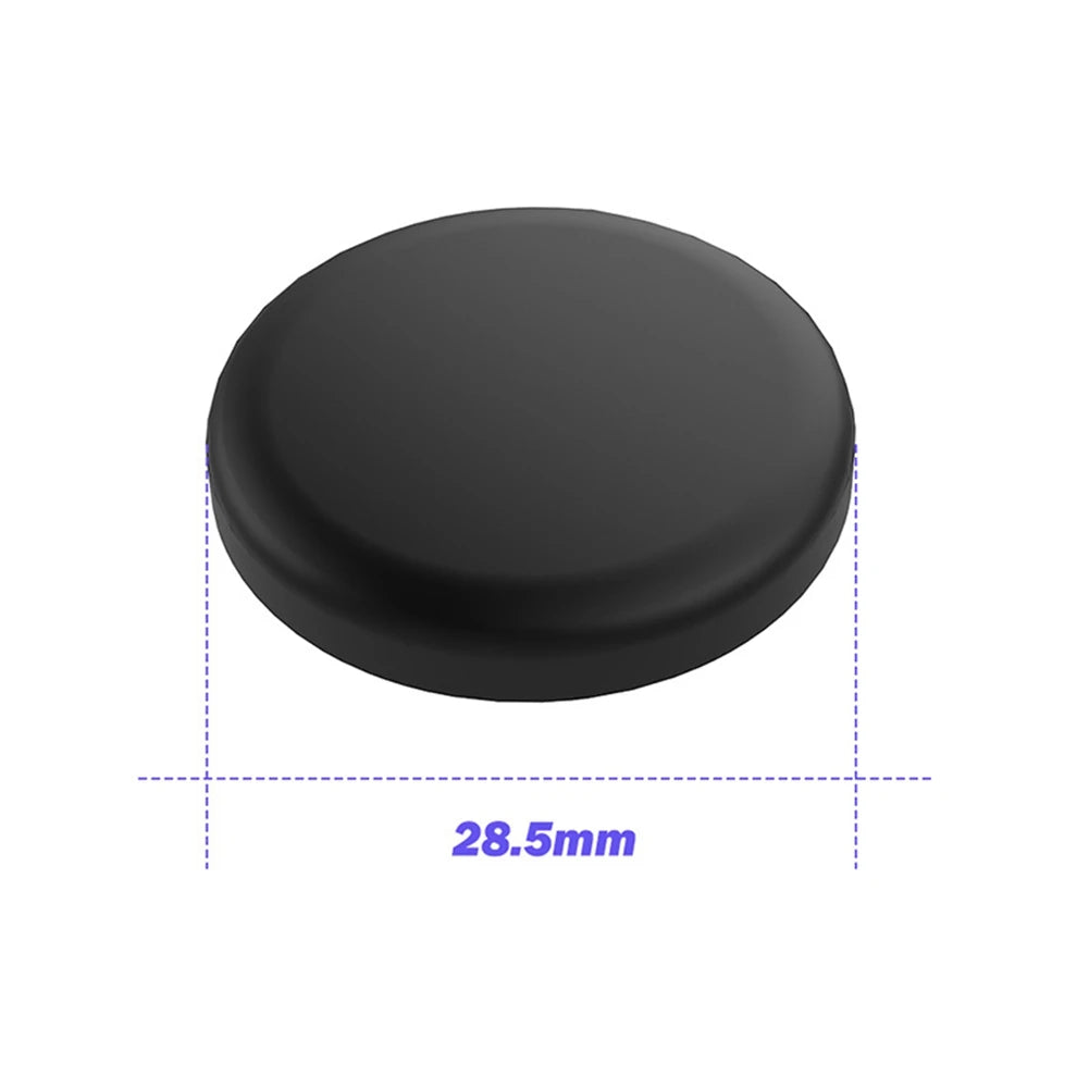 popop 14Pcs Mini HitBox Arcade Fight Stick Switch Button Caps Mechanical Keycap for Kailh Choc Low-Profile Switch V1 Black
