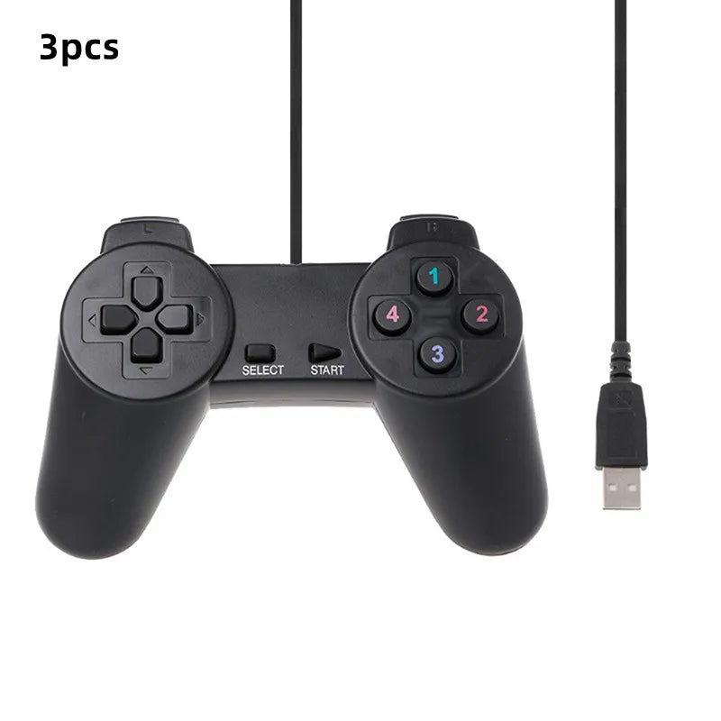USB 2.0 Wired Multimedia Gamepad Gaming Joystick Joypad Wired Game Controller For Laptop Computer PC