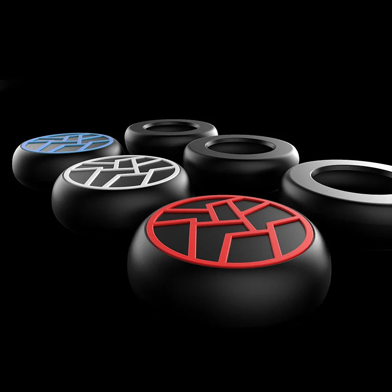 PS4 PS5 Switch 2 4x Silicone Thumbstick Grip Caps, Rubber Skin