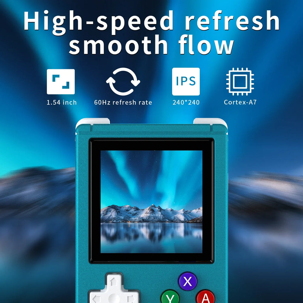 ANBERNIC RG Nano Handheld Game Console Portable Retro Video Games Consoles Hand Held Aluminum Alloy CNC Music Player 1.54Inch IPS