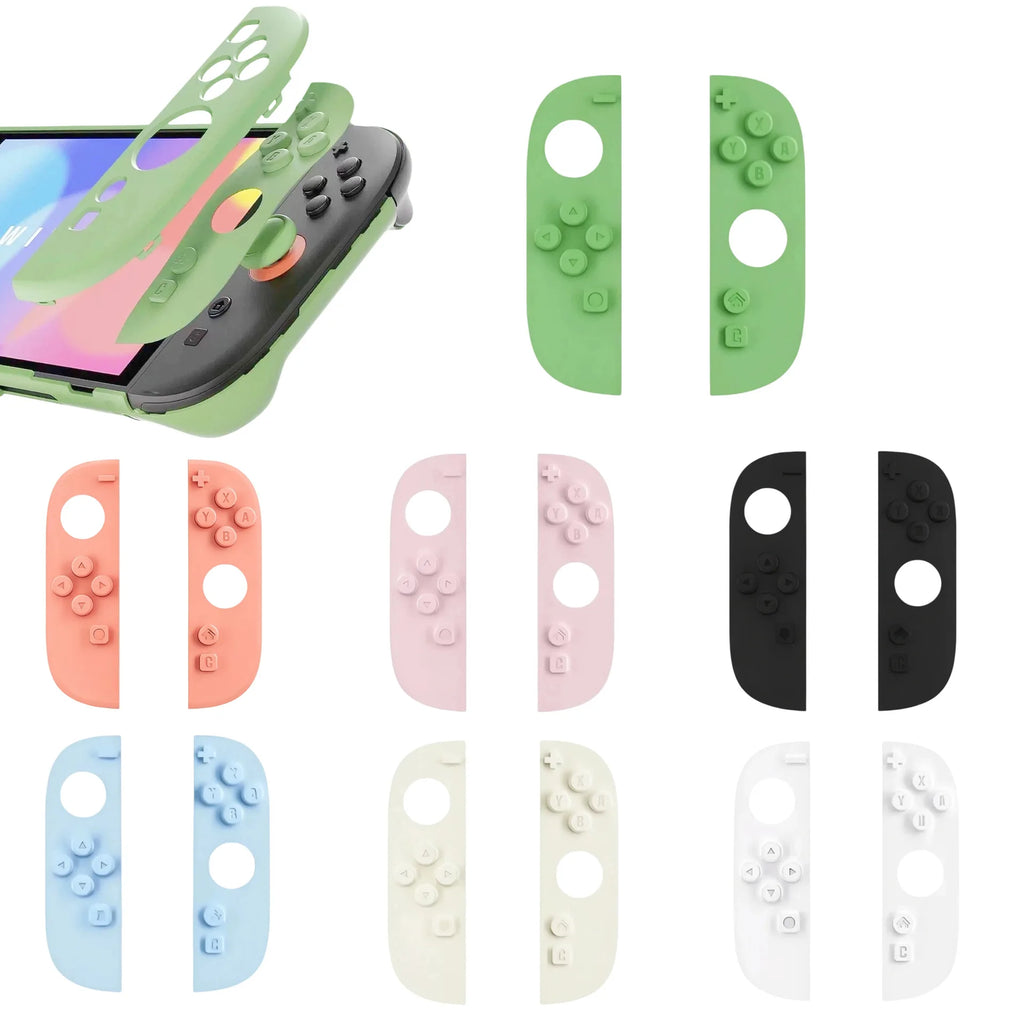 Silicone Gasket Set Compatible with Switch 2, Soft Button Pad Controller Grip Kit, Anti-Slip Joystick Cover for Controller