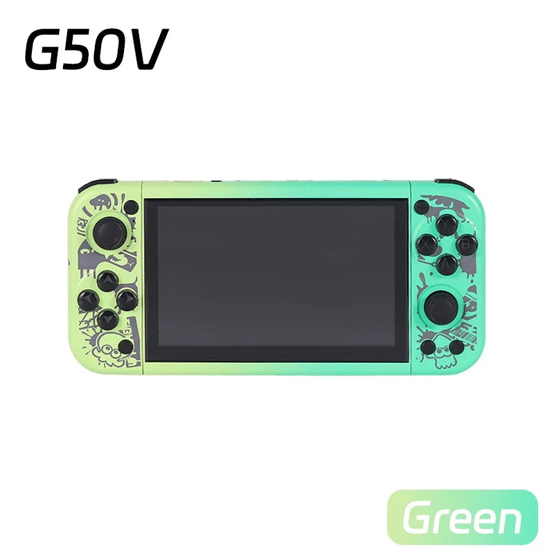 G50V 5 Inch Handheld Game Console 64GB 2500mAh for PSP PS1 Retro