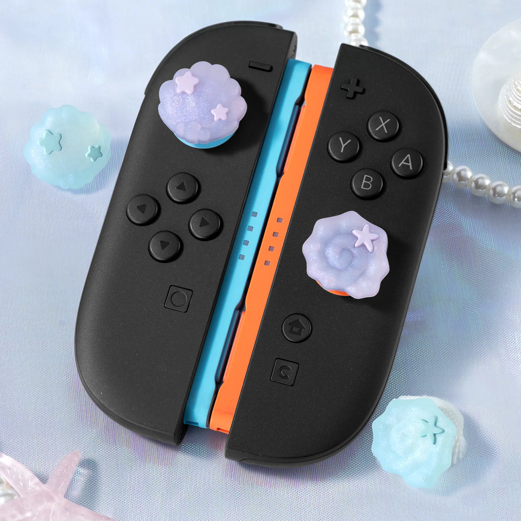 Nintendo Switch 2 GeekShare Dream Shell Mushroom Thumb Grips, 4-Pack