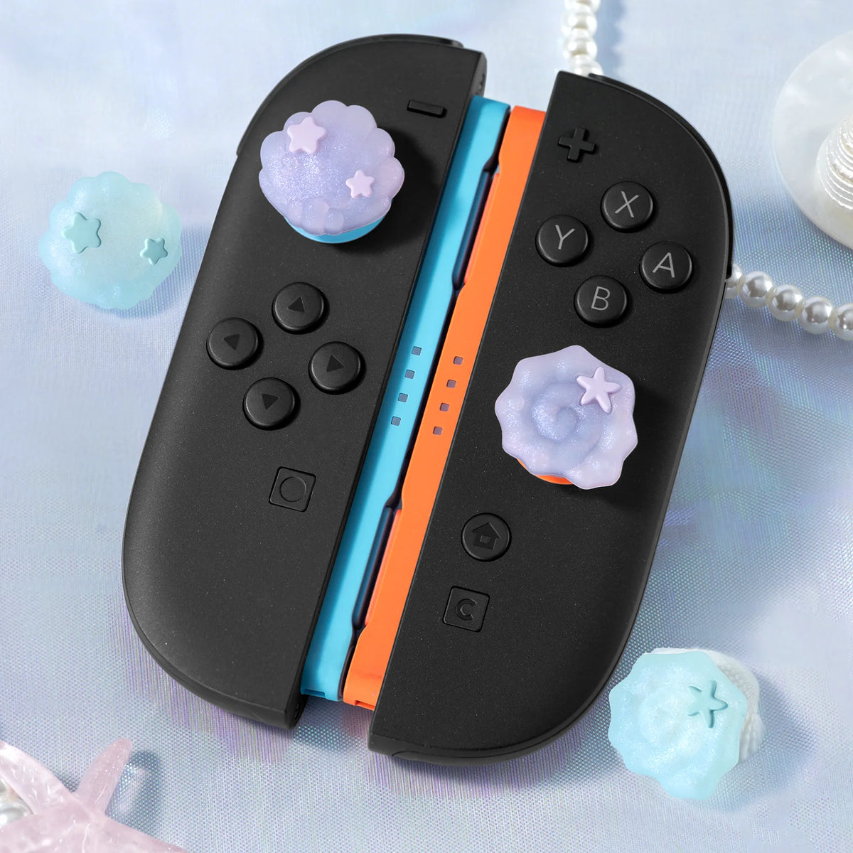 Nintendo Switch 2 GeekShare Dream Shell Mushroom Thumb Grips, 4-Pack