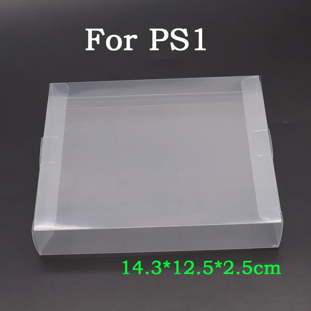 6PC Clear Transparent Box Covers for PS5 PS4 PS3 PS2 PS1