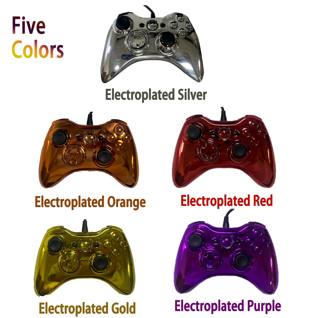 iPega Xbox 360 Wired Controller with Electroplated Finish for PC