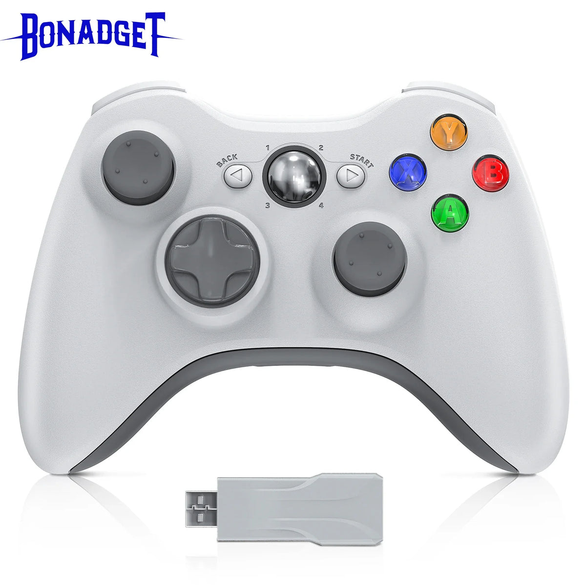 2.4G Wireless Controller for Xbox 360/360 Slim/PC Gamepad Video Game Rocker Dual Vibration Sensing Console Gaming Accessories