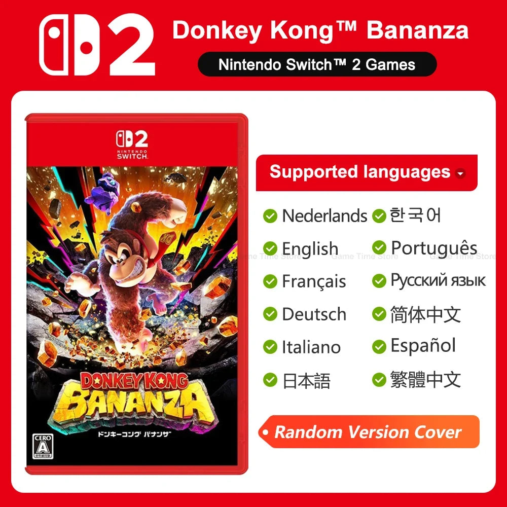 Donkey Kong Bananza for Nintendo Switch 2 Physical Game Card