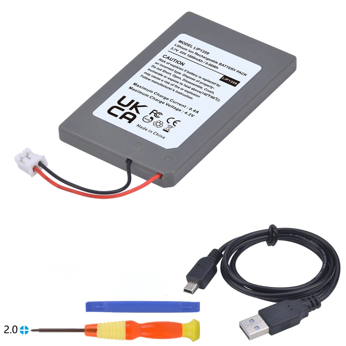 Batmax 1800mAh LIP1359 Battery for PS3 DualShock 3 Controller