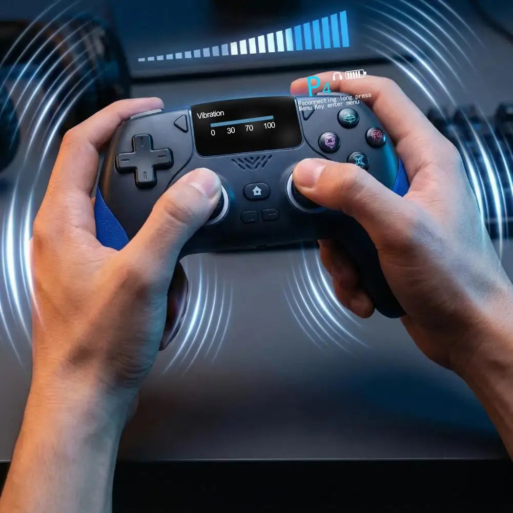 Wireless Game Controller With Screen For Ps 4 For Ios For Switch