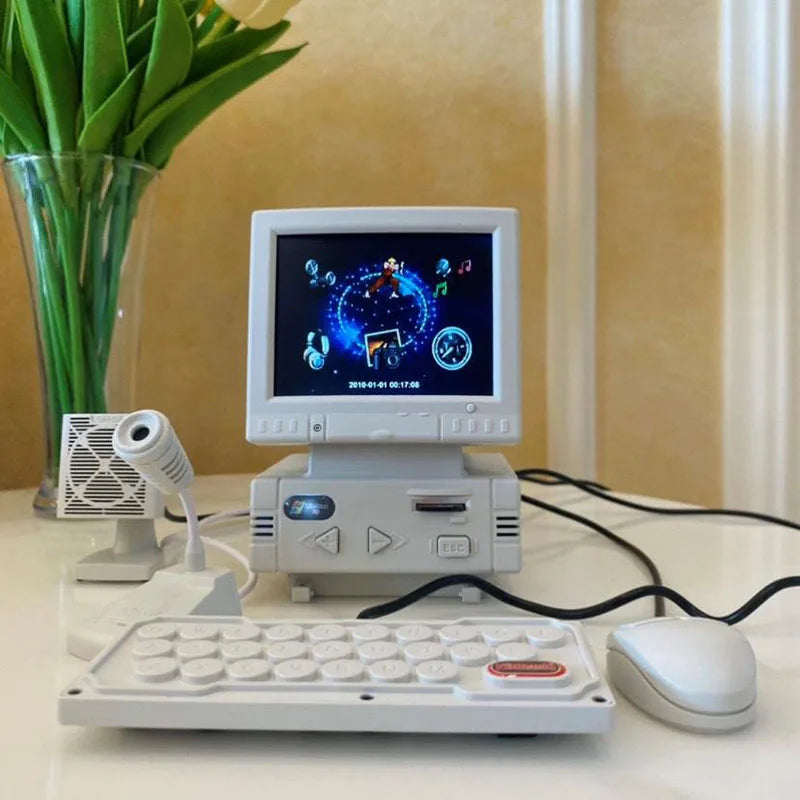 Computer-Style Retro Game Player, 3.5-Inch LCD, 180 Games & MP4