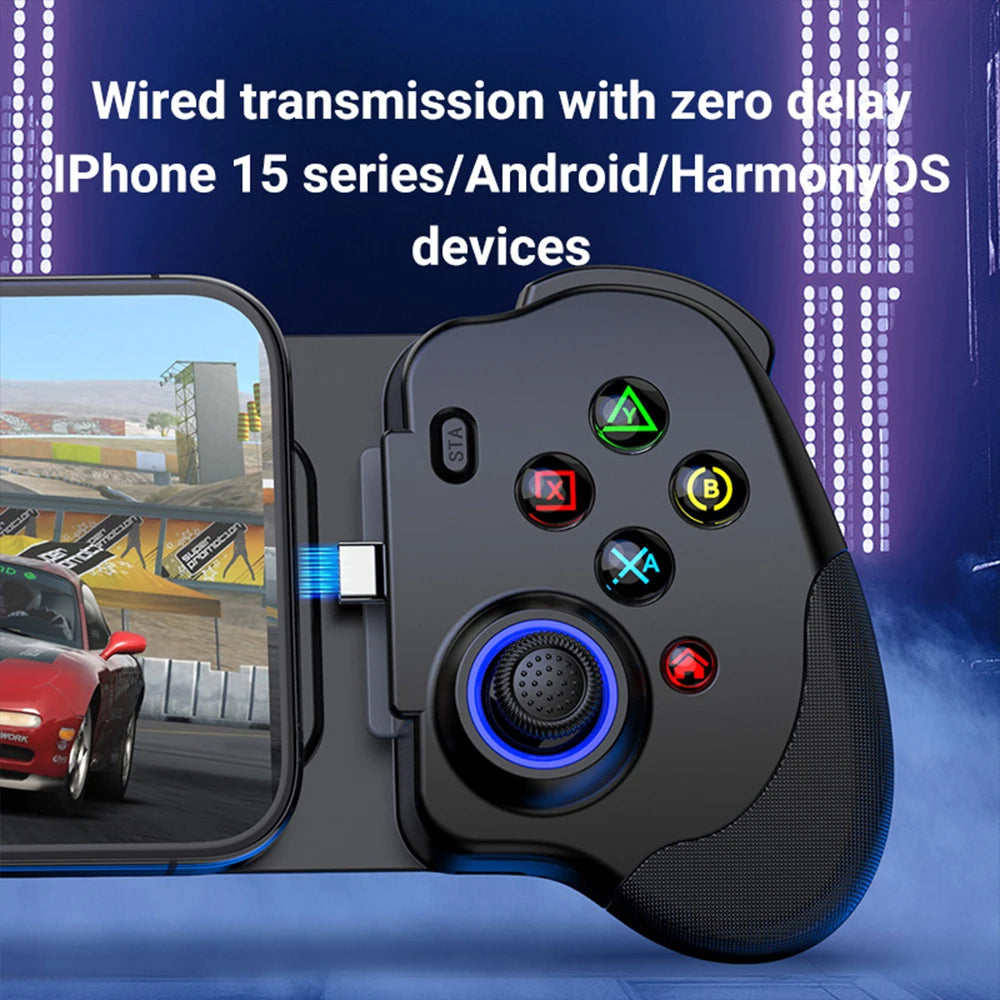 N01 Wired Game Controller, Type-C for Android & Cloud Gaming