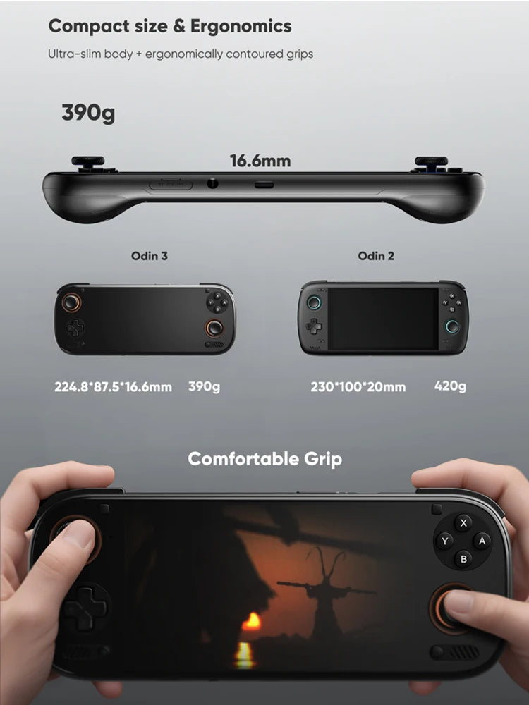 AYN Odin 3 Android Handheld 6 Inch 1080p AMOLED Gaming Console
