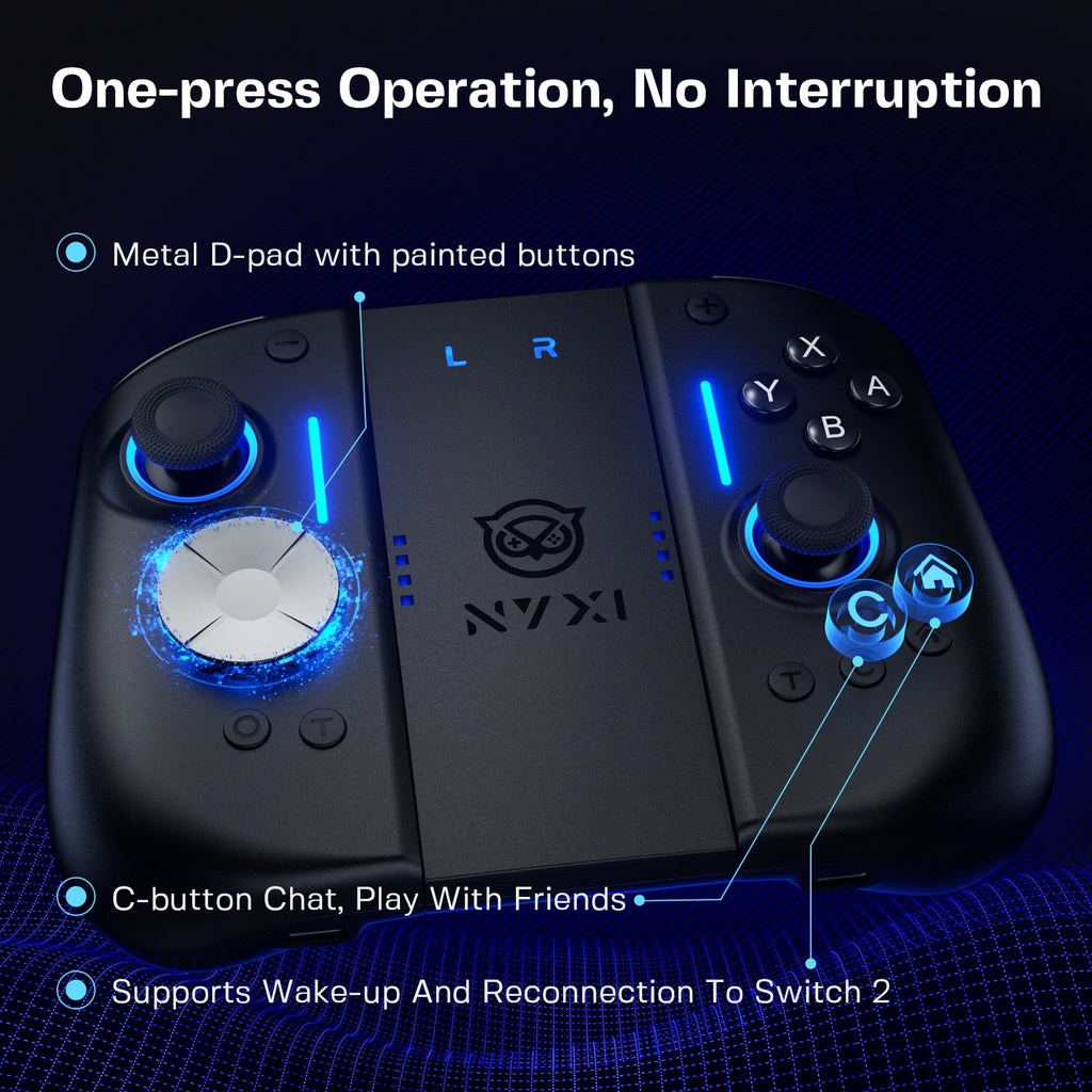 NYXI Hyperion 3 Ultra Wireless Joy-Pad for Switch 2, TMR Sticks