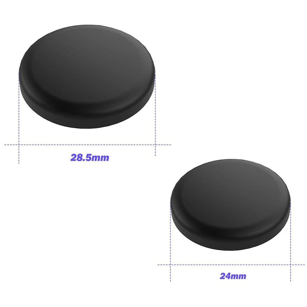popop 14Pcs Mini HitBox Arcade Fight Stick Switch Button Caps Mechanical Keycap for Kailh Choc Low-Profile Switch V1 Black