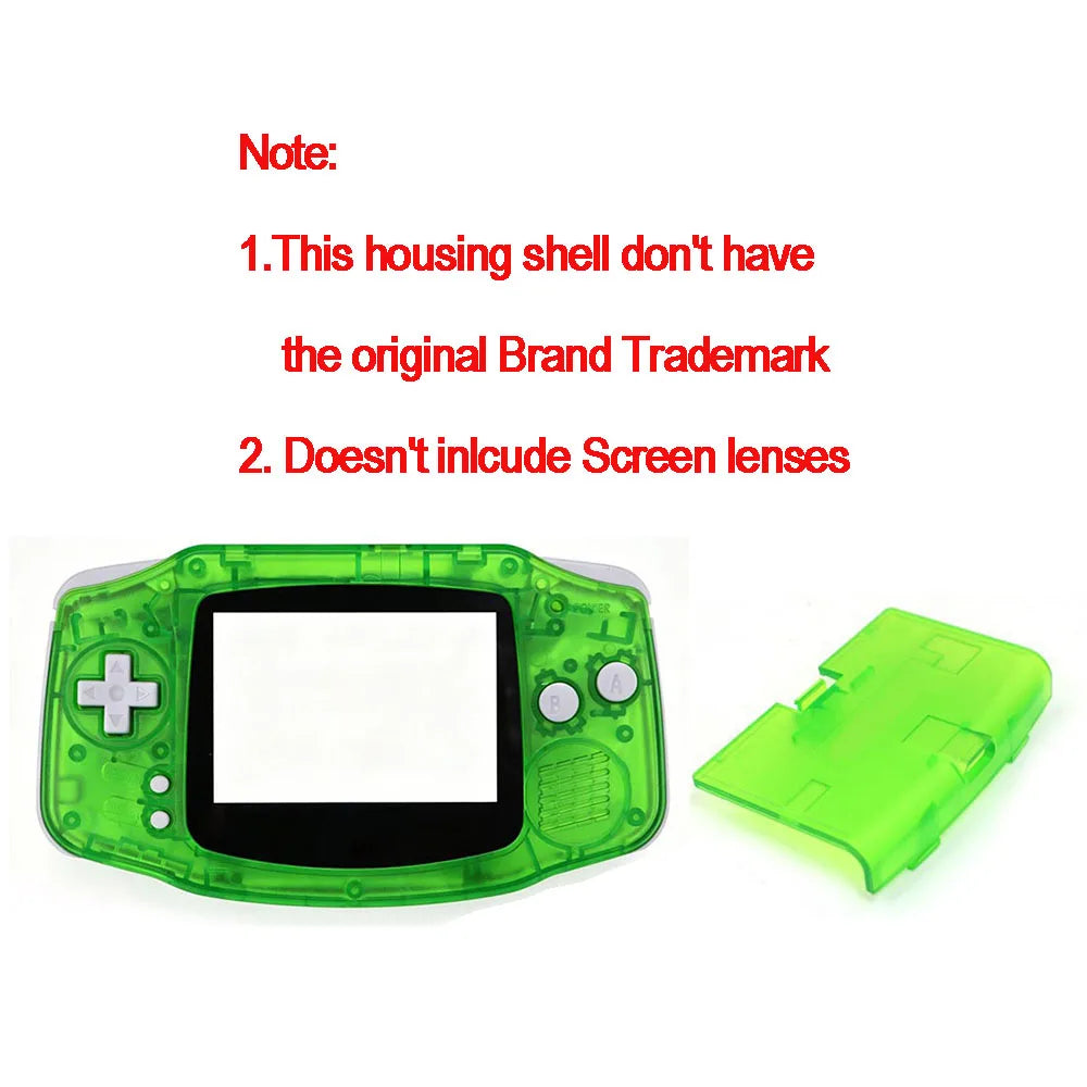 Replacement Housing Shell With USB-C Battery Cover With Buttons Rubber For HISPEEDIDO Game Boy Advance GBA IPS V2/V5 Battery MOD